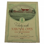 1935 US Open at Oakmont CC Official Program