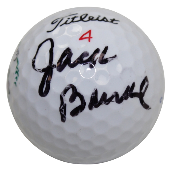Jack Burke Signed Harlingen Golf Club Logo Golf Ball - Site of Rio Grande Valley Open Win JSA ALOA
