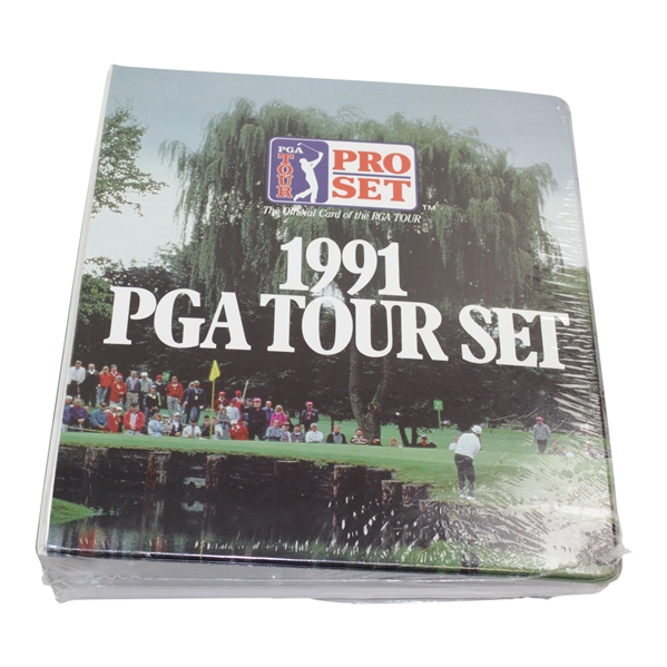Sealed Complete Binder of 1991 PGA Tour Pro-Set Golf Cards