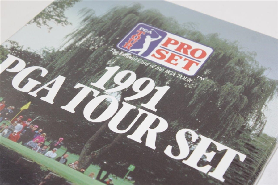 Sealed Complete Binder of 1991 PGA Tour Pro-Set Golf Cards