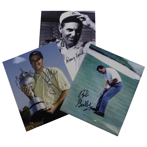 Masters Champions Immelman, Ford, & Golaby Signed 8x10 Photos JSA ALOA