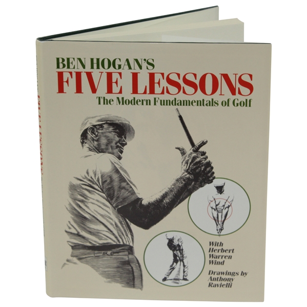 Ben Hogan Twice-Signed 'Ben Hogan's Five Lessons: Fundamentals of Golf' Book JSA ALOA