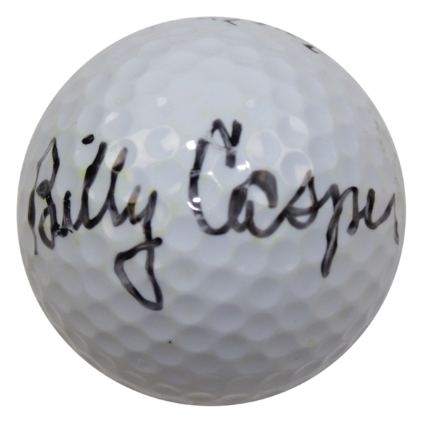 Billy Casper Signed Top-Flite XL 1 Logo Golf Ball JSA ALOA