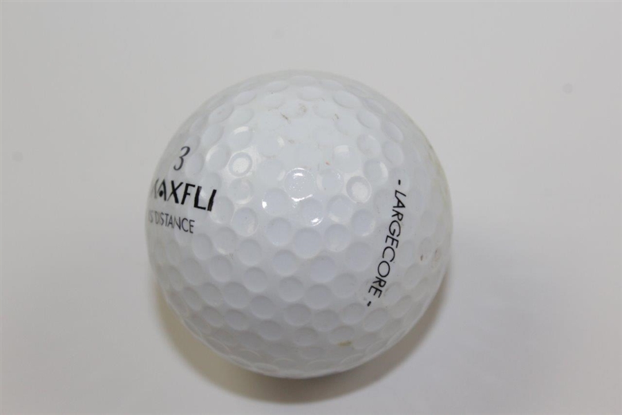 President George W. Bush Signed MaxFli Logo Golf Ball JJSA FULL #Y31689