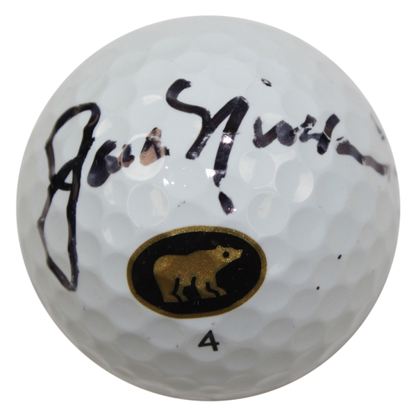 Jack Nicklaus Signed Golden Bear Logo Golf Ball JSA FULL #Y88015