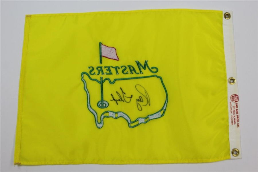 Ray Floyd Signed Undated Masters Par-Aide Embroidered Flag - Charles Coody Collection JSA ALOA