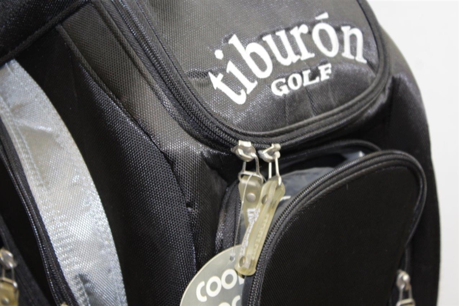 Greg Norman's Personal Tiburon Golf 'Sample' Full Size Black Golf Bag