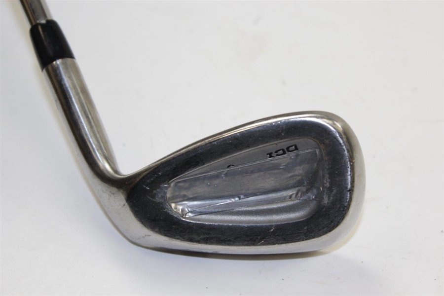 Greg Norman's Personal Used 'DCI' Pitching Wedge with Lead Tape on Back