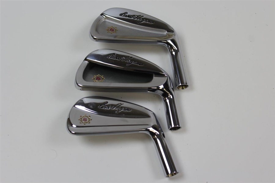 Ben Hogan  A Feel For Your Game' Three Forged APEX Golf Irons Heads in Original Display Box