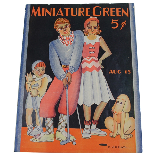 1930 Miniature Green August 15th Issue with D. Sklar Cover - Vol. 1 No. 1 - Seldom Seen