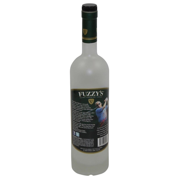 Barry Jaeckel's 'Fuzzy's Ultra Premium Vodka' Empty Bottle