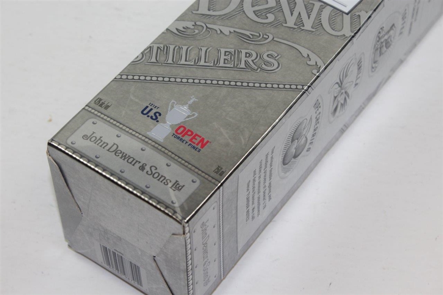 2021 US Open Special Champions Edition Dewar's Blended Scotch Whisky Bottle in Box