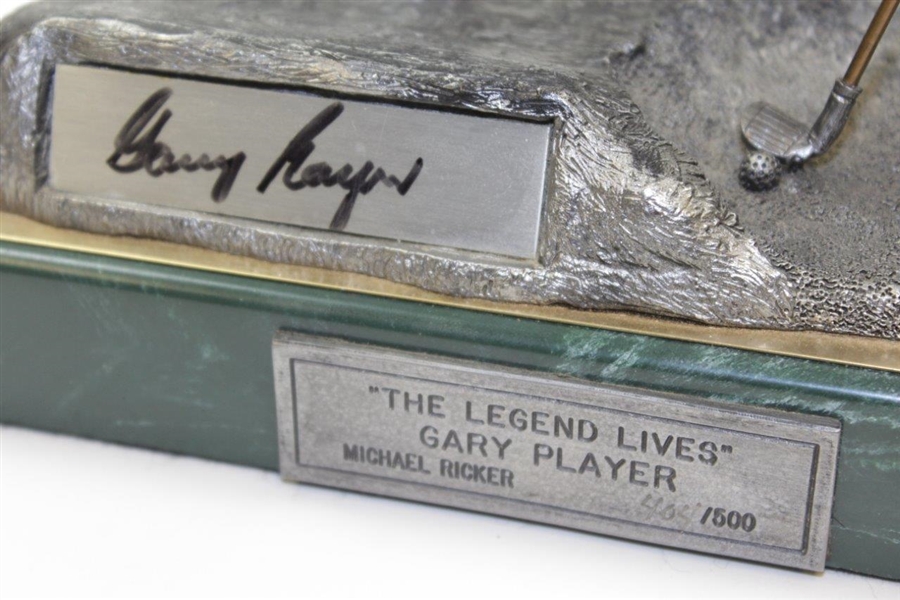 Gary Player Signed The Legend Lives Ltd Ed Statue by Artist Michael Ricker Statue JSA ALOA