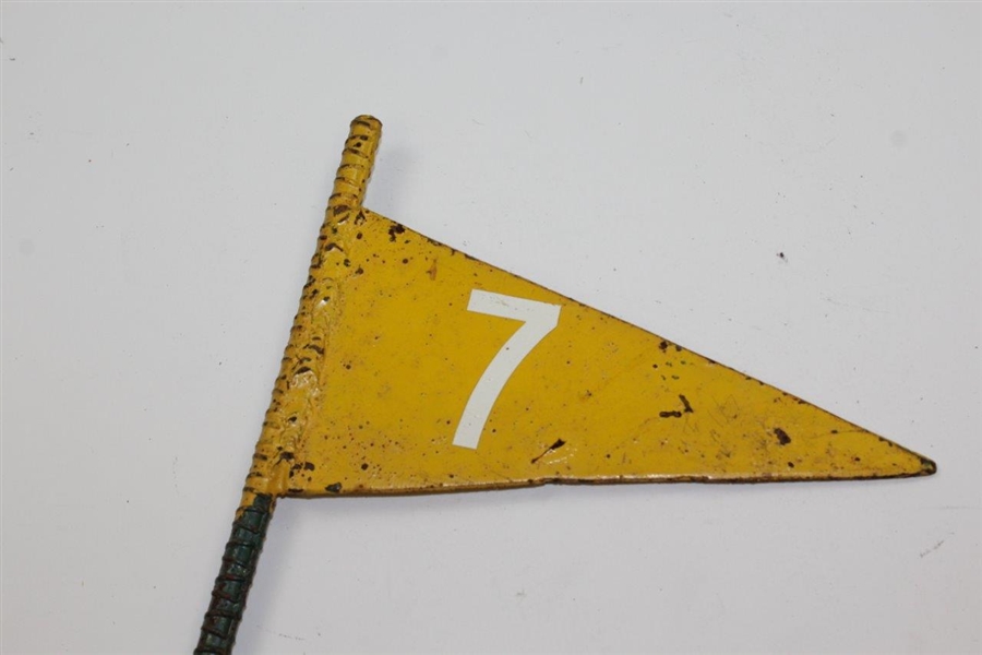 Vintage Yellow Flag Marker - #7