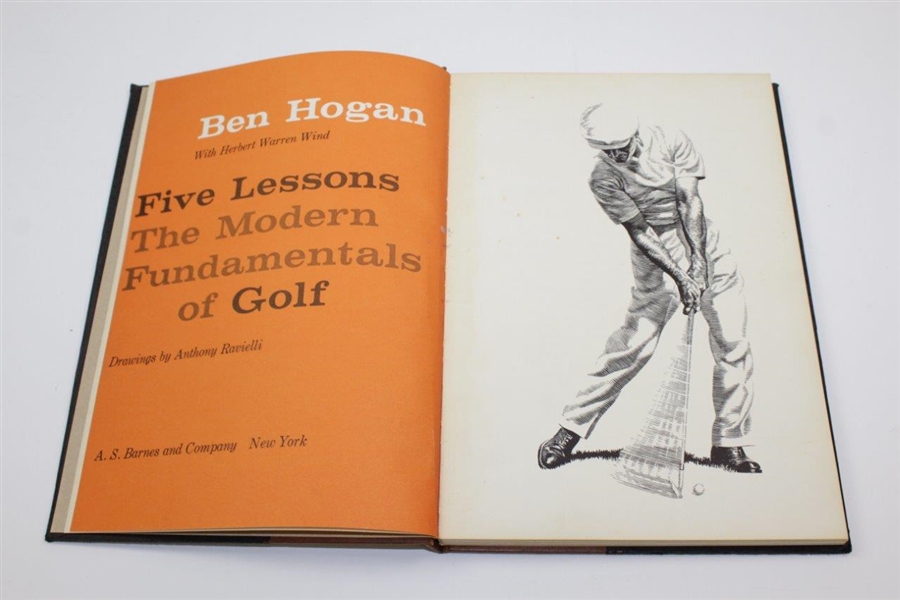 1957 Deluxe 1st Edition Ben Hogan's Five Lessons in Slip Case