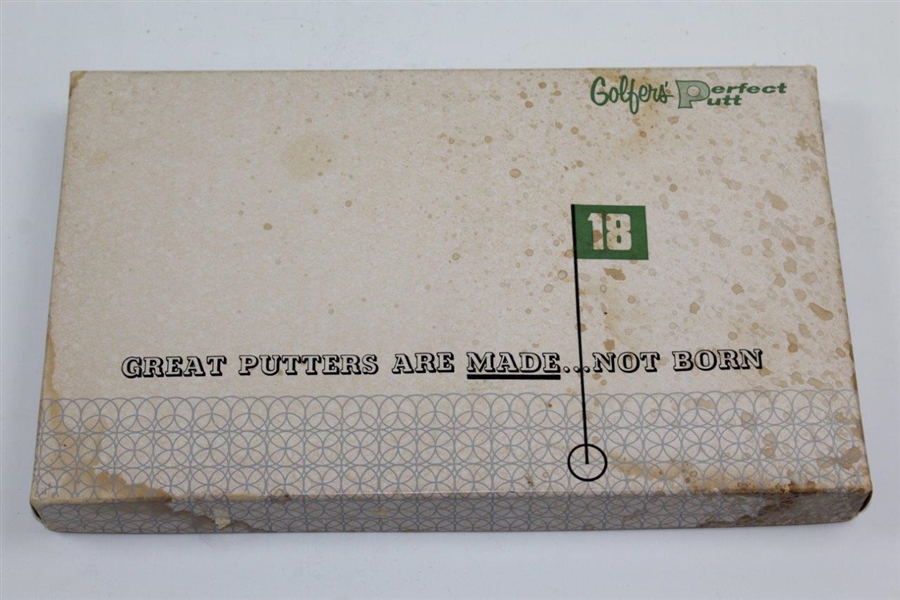“Golfer’s Perfect Putt” With Two Training Devices in Original Box (Box Has Some Staining)