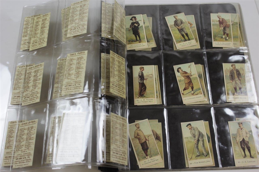 1984 Reprint Set of 50 Copes Golfers 1900 Originally Issued Cards