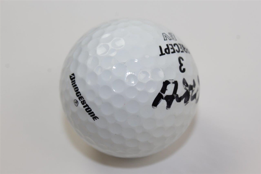 Art Wall Signed Precept Logo Golf Ball JSA ALOA