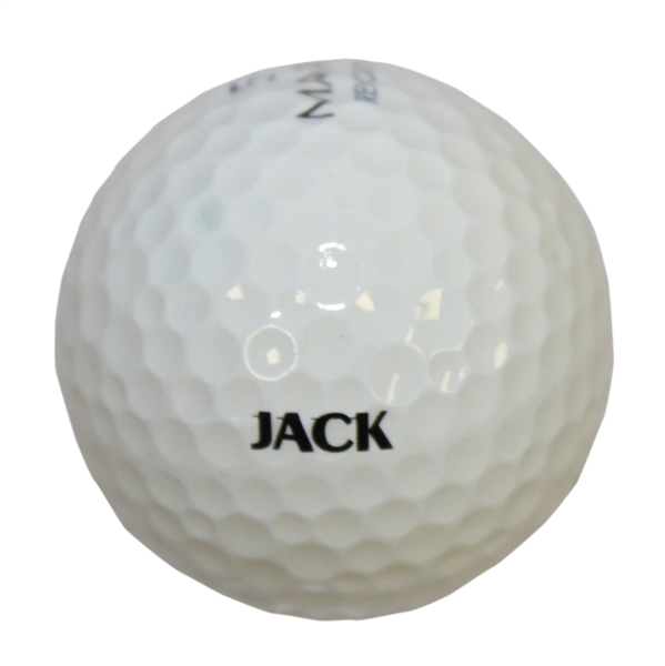 Jack Nicklaus Personal 'JACK' MaxFli Golf Ball - From His Bag