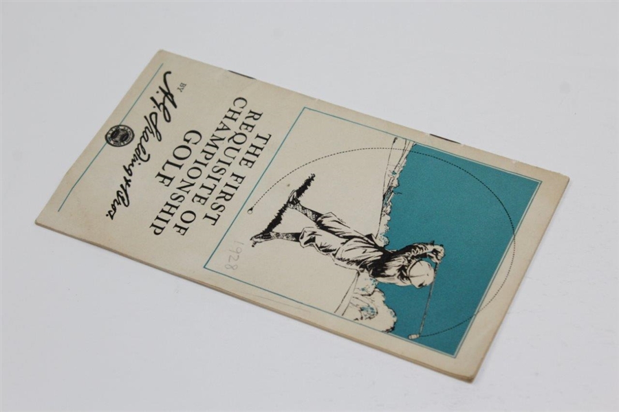 1928 Spalding Bros 'The First Requisite Of Championship Golf' Booklet