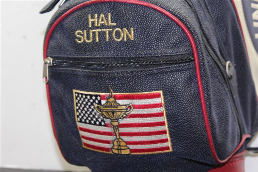 Hal Sutton's Personal Used 1999 Ryder Cup at Brookline Full Size Team USA Golf Bag