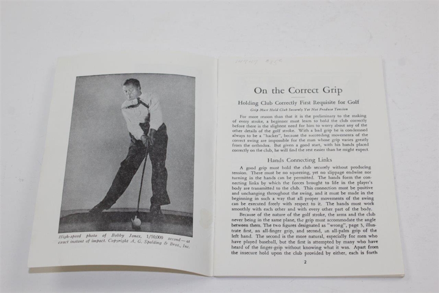 Bobby Jones Rights And Wrongs Of Ball Golf Book 