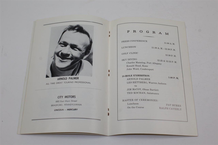 Arnold Palmer & Others Signed 1969 Pennsylvania Exhibition Program JSA #LL94701
