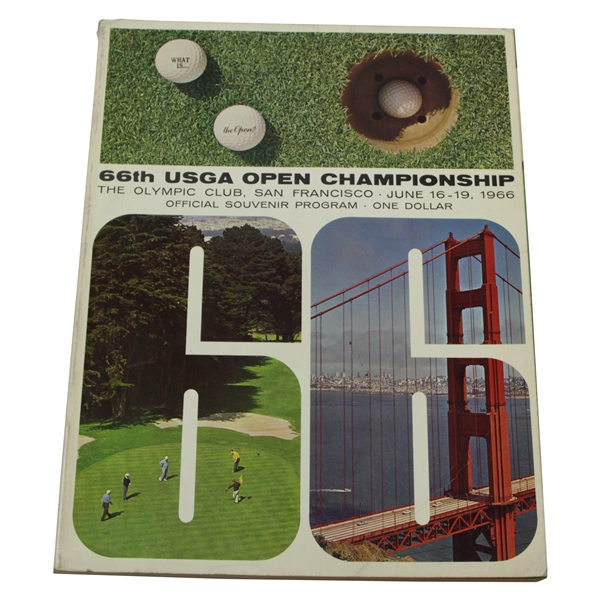 1966 US Open at The Olympic Club Official Program