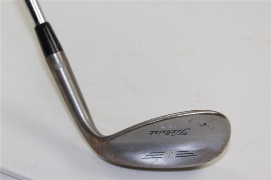 Greg Norman's Personal Used Titleist BV 60-P 'G.N.' Wedge