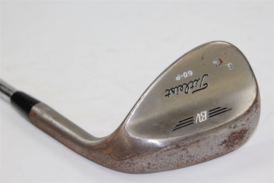 Greg Norman's Personal Used Titleist BV 60-P 'G.N.' Wedge