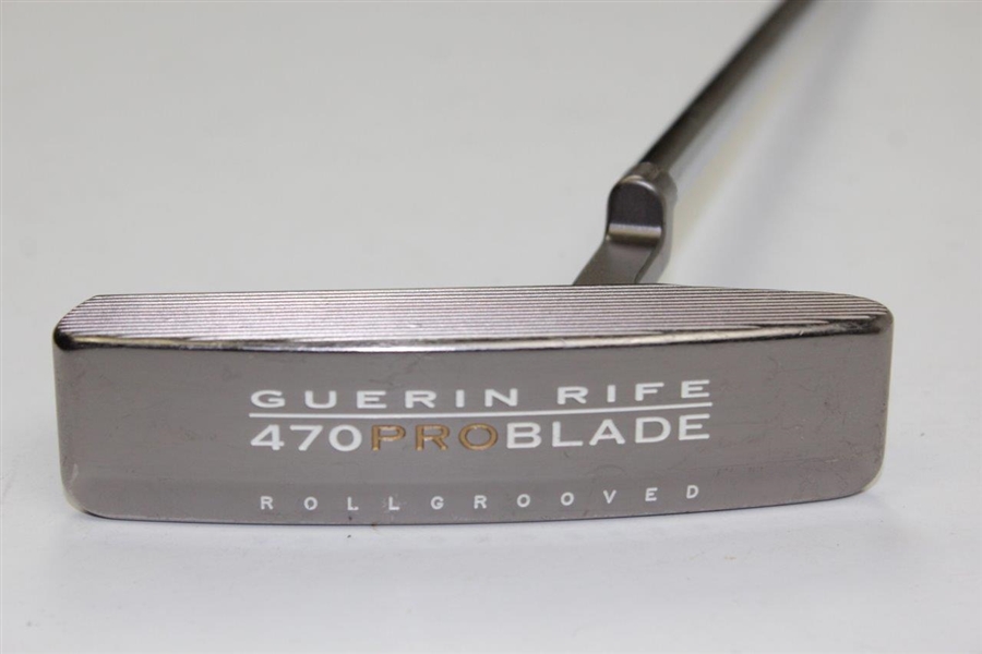 Greg Norman's Personal Used Guerin Rife 470 Pro-Blade Roolgrooved Putter