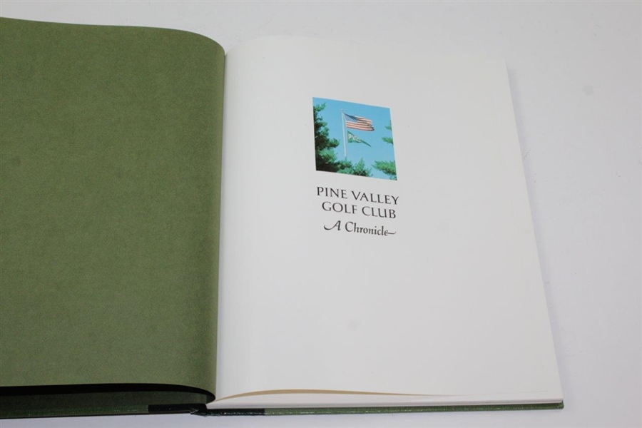 1982 'Pine Valley Golf Club' Chronicle 1st Edition Book by Shelly Warner
