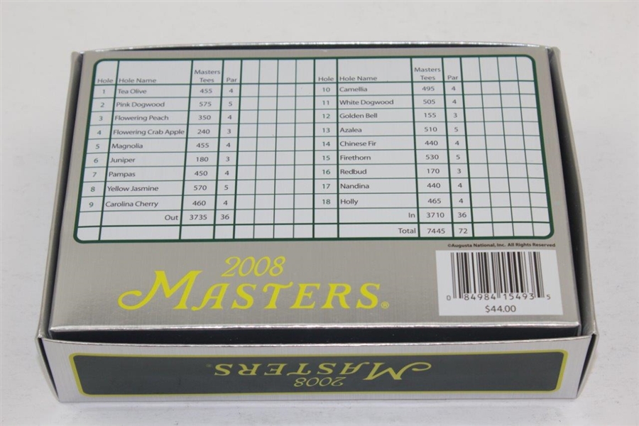 2006, 2007 & 2008 Masters Dozen Titleist Golf Balls In Box - 3 Dozen