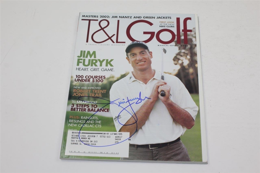 Jim Furyk, Mike Weir & Fuzzy Zoeller Signed Golf Magazines JSA ALOA