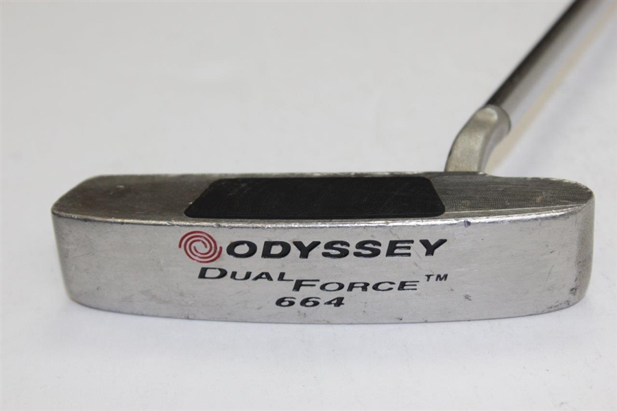 Gary Player's Personal Used Odyssey DualForce 664 Putter with Letter