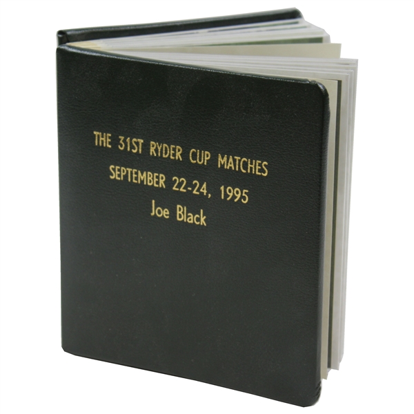 Joe Black's 1995 Ryder Cup Photo Album - 31st Ryder Cup - September 22-24