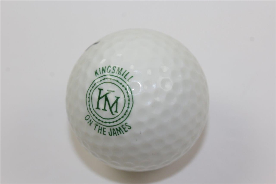 Curtis Strange Signed 'Kingsmill' Logo Golf Ball JSA ALOA