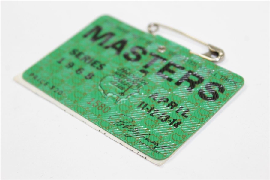 1968 Masters Series Badge #1580 Mint With Paper