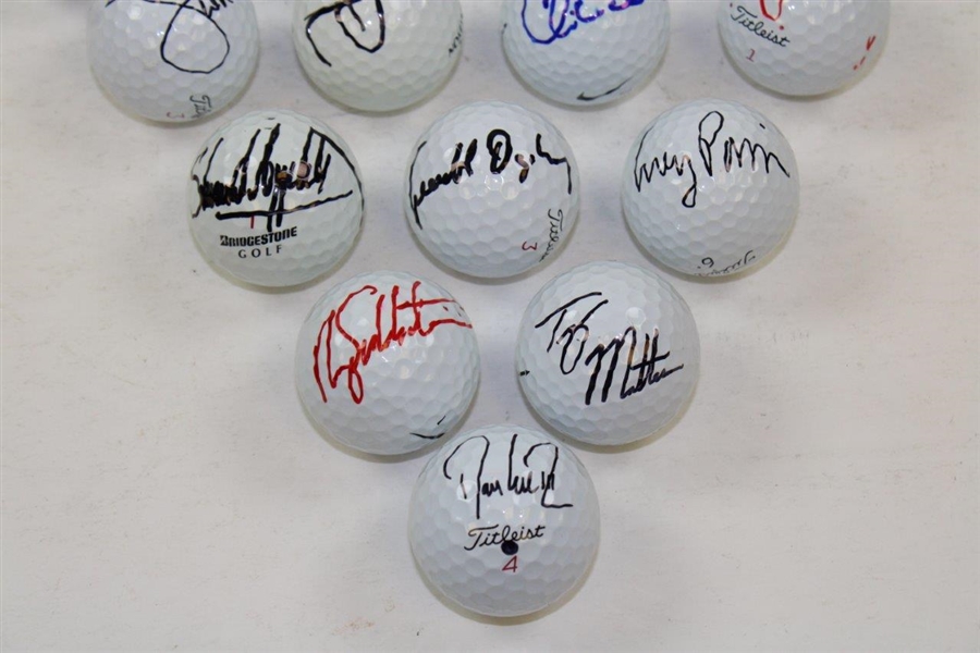 Thirty-Four (34) 2007 Mercedes Benz Championship Signed & Used Golf Balls - World Golf Hall of Fame Collection JSA ALOA
