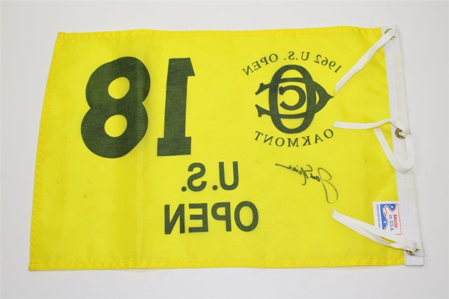 Jack Nicklaus Signed Commemorative '1962 US Open at Oakmont' Screen Flag JSA ALOA