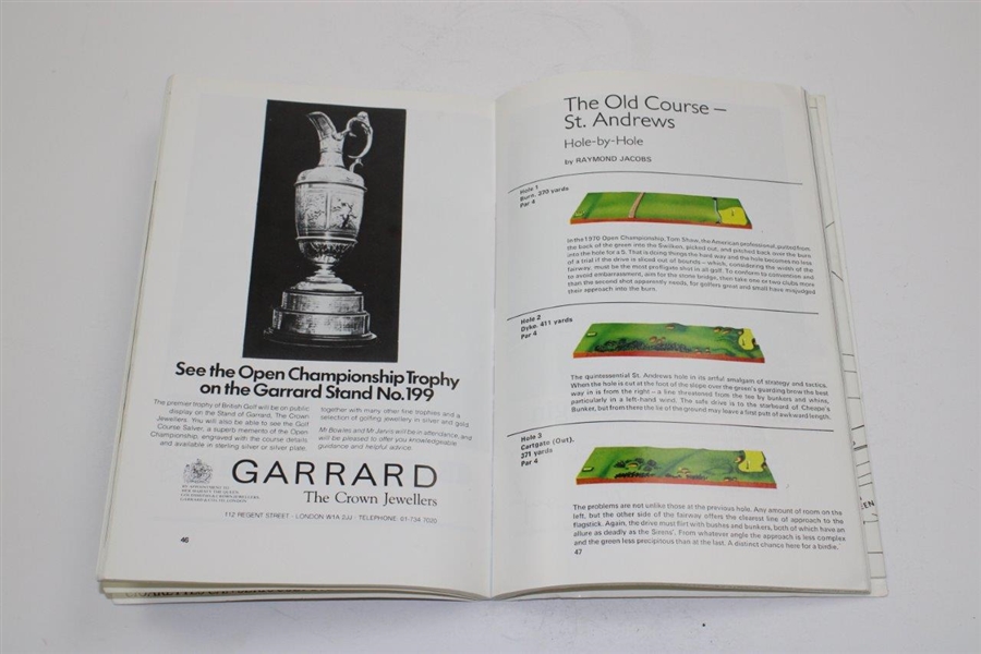 1978 OPEN Championship at The Old Course St. Andrews Official Program - Jack Nicklaus Win