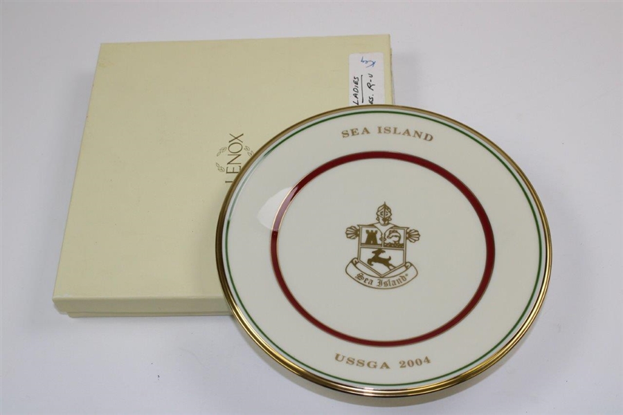 Vinny Giles' 2004 USSGA Sea Island Lenox Plate with Box