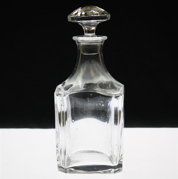 Vinny Giles' 1992 Seminole Golf Club Sterling Cut Glass Decanter with Stopper