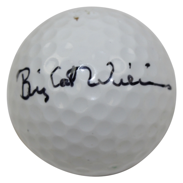 Big Cat Williams Signed Spalding 2 Dr Pepper Logo Golf Ball JSA ALOA