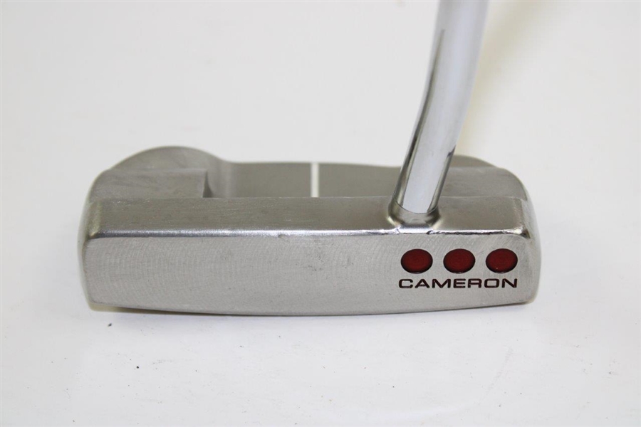 Scotty Cameron Titleist Studio Select Fastback No. 1 Putter with Rickie Fowler Signed Head Cover JSA ALOA