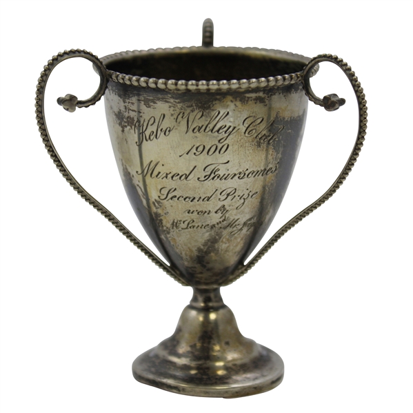 1900 Kebo Valley Club Mixed Foursomes Second Prize Won by Miss. Lane & Mr. Jacques