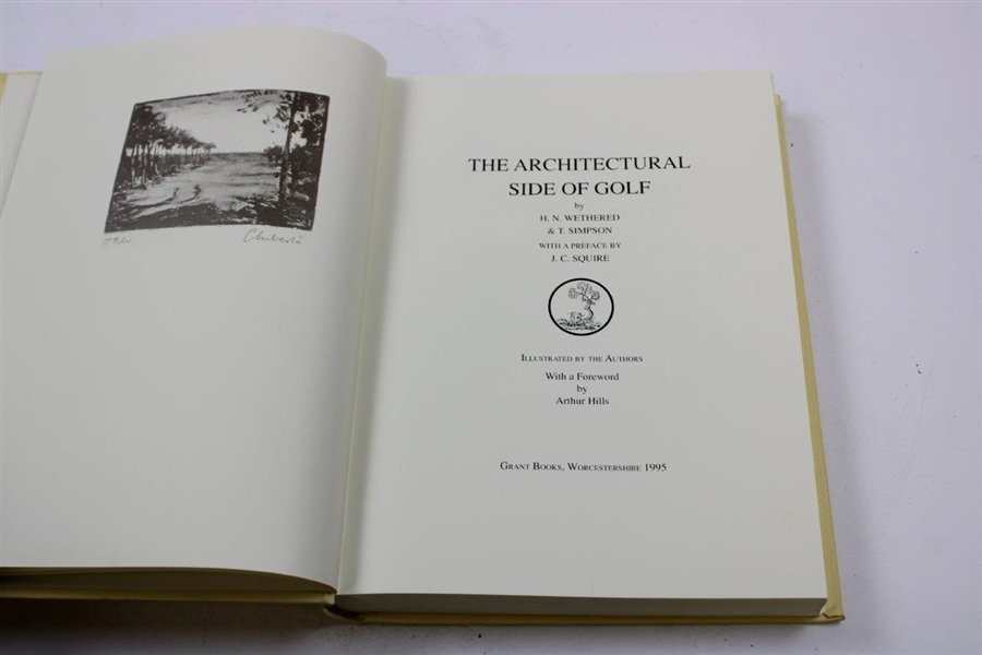 1995 'The Architectural Side of Golf' Book by H. N. Wethered & T. Simpson