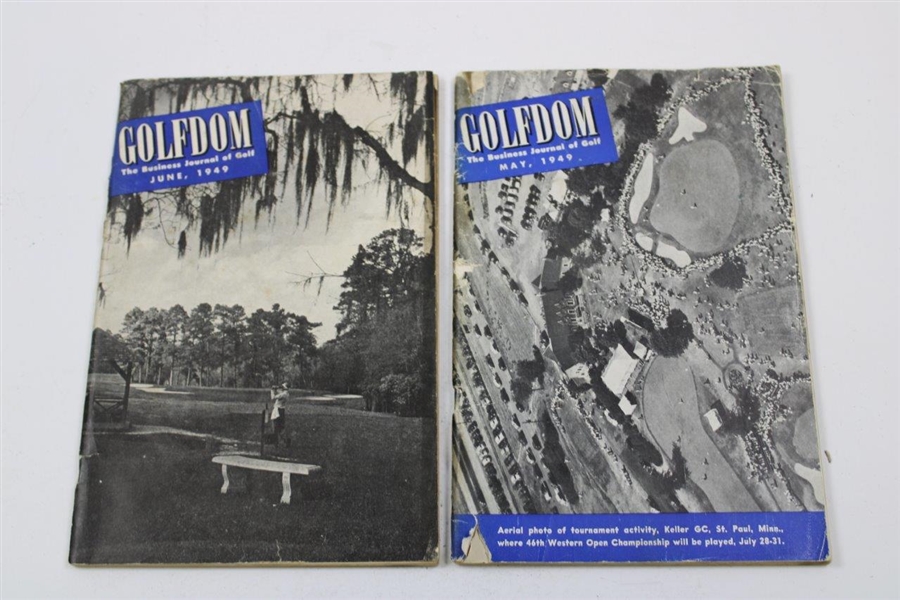 1949 Golfdom Magazines - January, February, May, & June