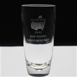 Ray Floyds 1991 Masters Tournament Hole No. 3 Steuben Crystal Eagle Glass