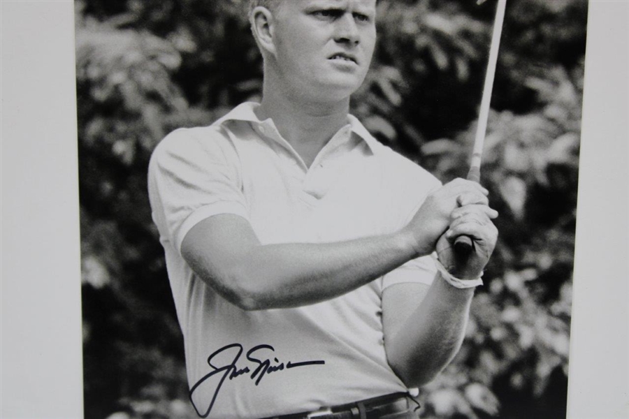 Jack Nicklaus Signed 1959 US Open at Winged Foot Golf Club B&W Photo with Letter JSA ALOA